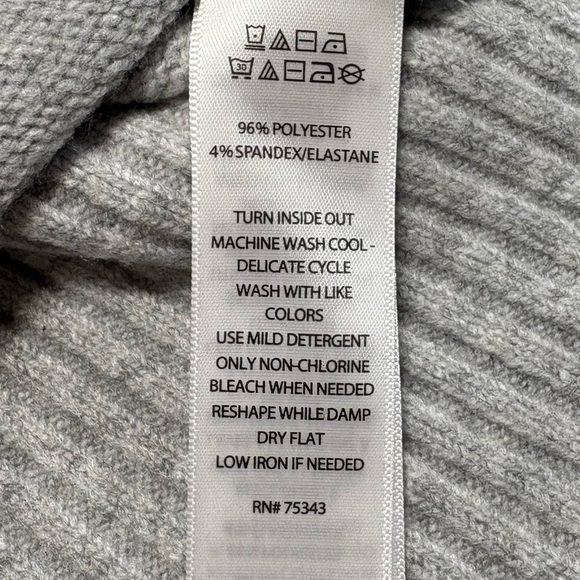 Song of Style Grey Short Sleeved Sweater NWT Size L - Picture 6 of 6